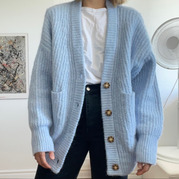 Zara Sweaters - Zara Alpaca-Blend Cardigan - Size M